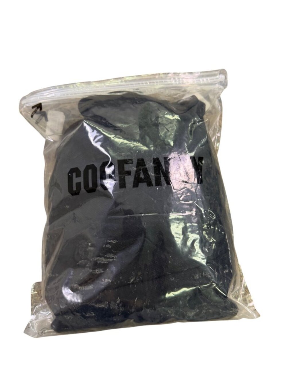 Coofandy Mens Black Hoodie Casual Lightweight Pullover With Pockets Sz XL - Picture 6 of 7